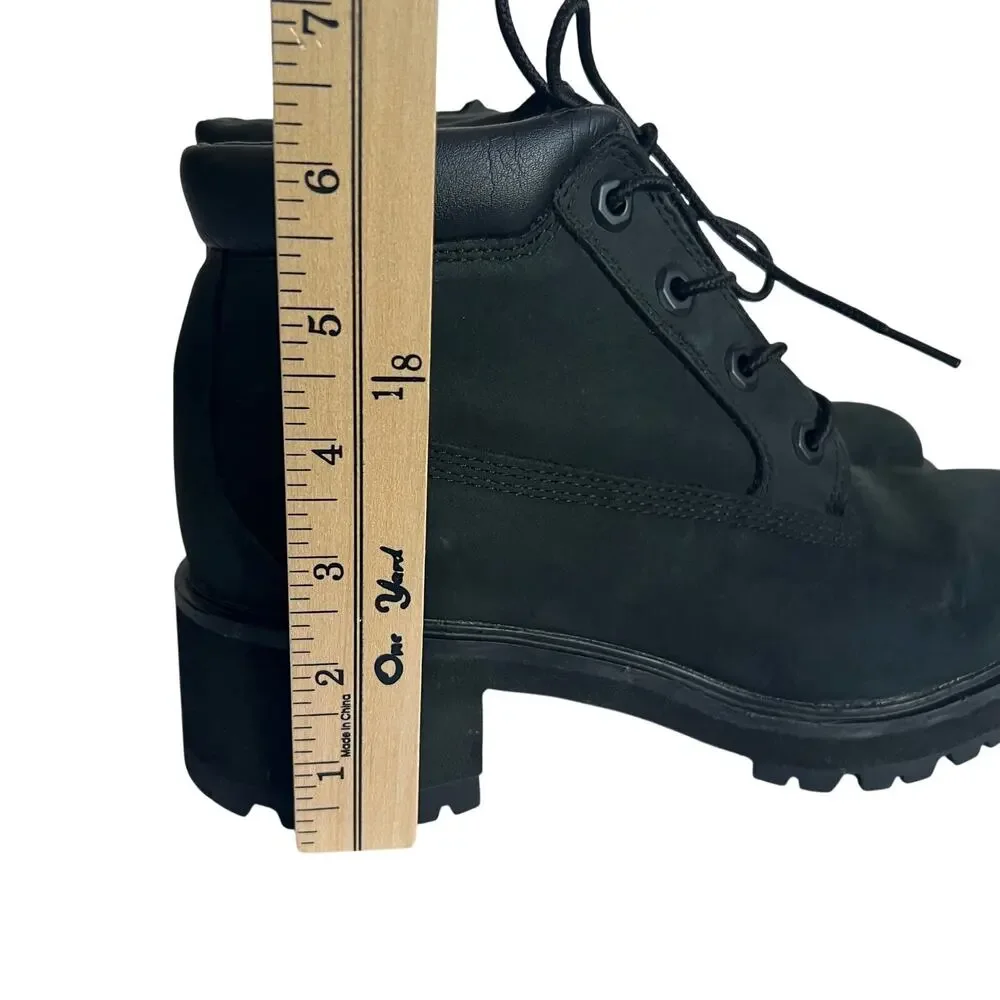 Timberland Kinsley Lug Sole Heeled Ankle Boots Size 8 - Picture 13 of 13